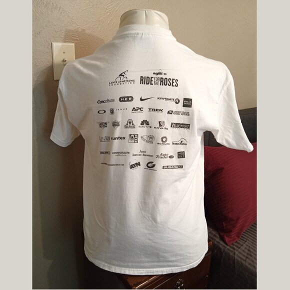 XL Vintage Collectible Cycling T-Shirt: 2000 Ride for the Roses, Austin Texas - Picture 4 of 7